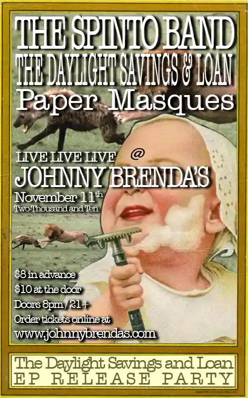 Johnny Brenda's EP release poster